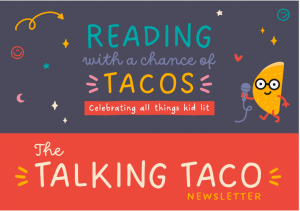 The talking taco logo